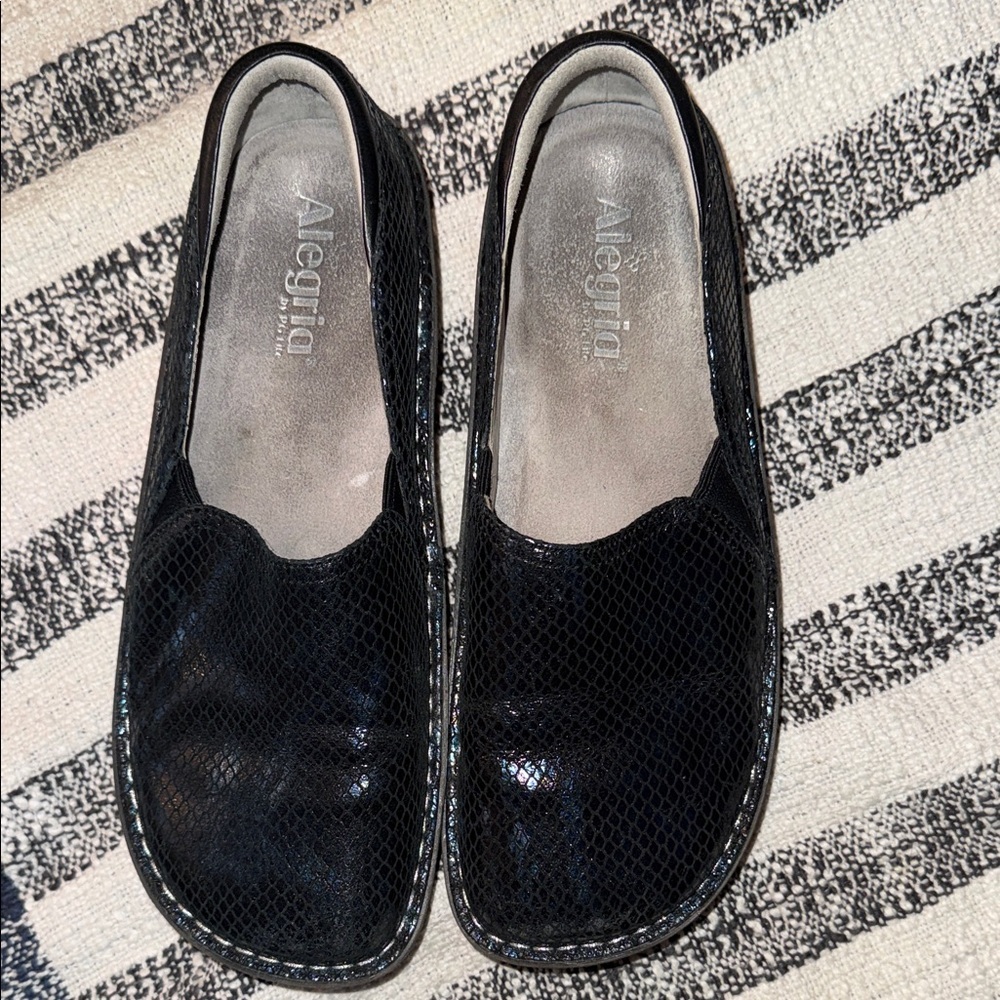 Alegria slip on leather, replaceable insole, orthopedic, healthcare, food indus - Picture 2 of 8
